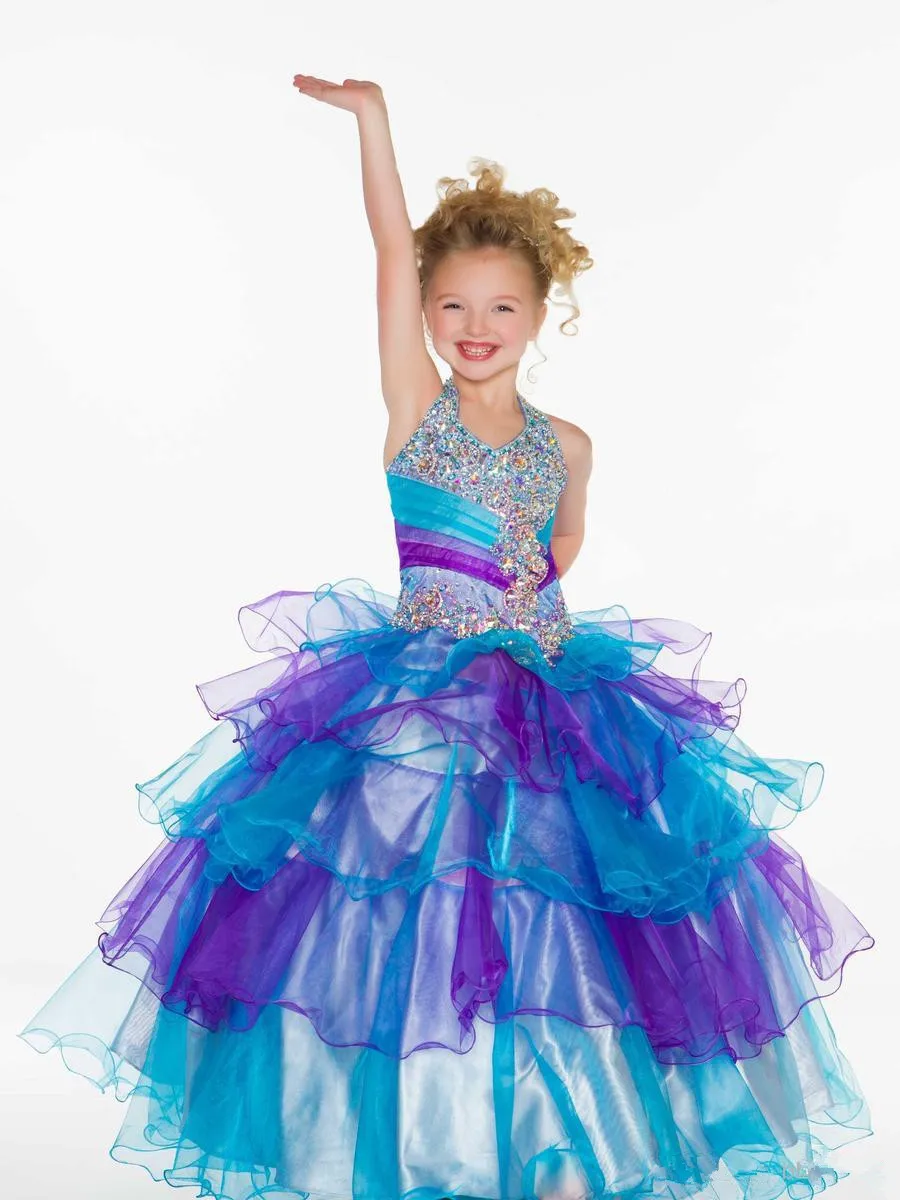 2019 New Arrival High Quality Halter Zipper Back Ball Gown Organza Crystal Beaded Lovely Flower Girls' Dresses Girls' Pageant Dr
2019 New Arrival High Quality Halter Zipper Back Ball Gown Organza Crystal Beaded Lovely Flower Girls' Dresses Girls' Pageant Dr