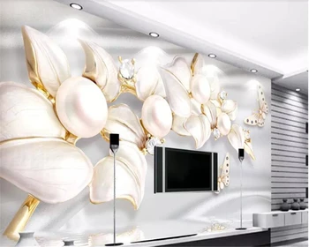 beibehang Custom photo wallpaper jewelry pearl stereo flower wallpaper background 3d wallpaper home decoration Home interior
beibehang Custom photo wallpaper jewelry pearl stereo flower wallpaper background 3d wallpaper home decoration Home interior