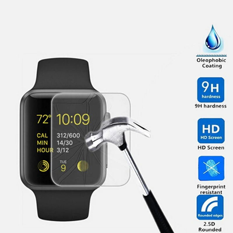 Genium Tempered Glass Screen Protector Ultra thin 9H HD For Apple Watch 42mm Protective Screen Explosion Proof Film
Genium Tempered Glass Screen Protector Ultra thin 9H HD For Apple Watch 42mm Protective Screen Explosion Proof Film