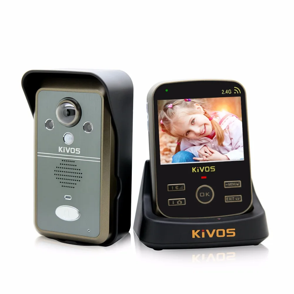 KiVOS 3.5inch Waterproof Wireless Door Intercom Video Intercom Camera Doorbell Video Door Phone for Apartment Home F1719A
KiVOS 3.5inch Waterproof Wireless Door Intercom Video Intercom Camera Doorbell Video Door Phone for Apartment Home F1719A