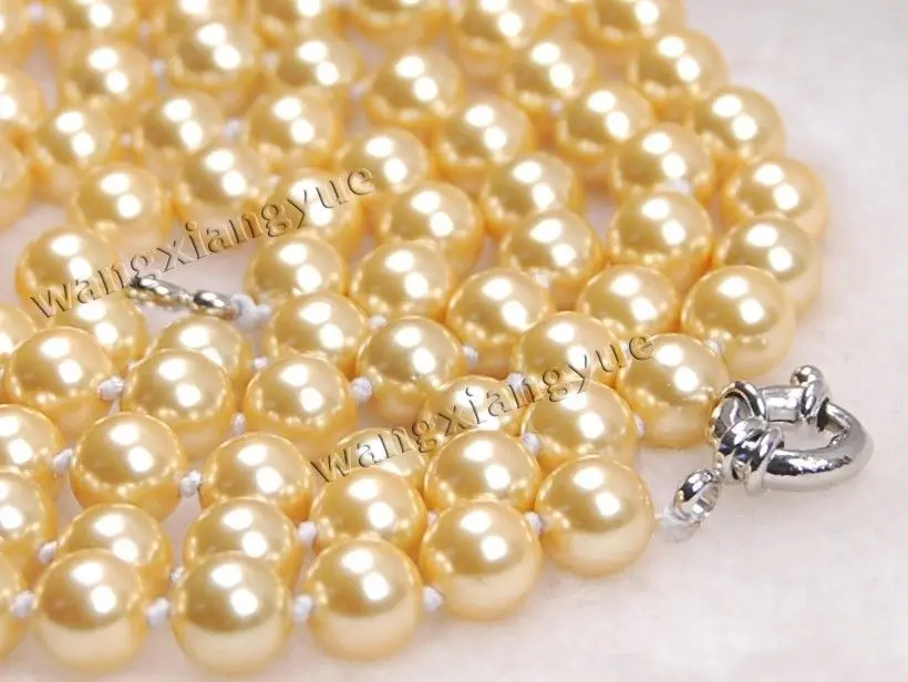 FREE SHIPPING **** Charming!12mm Golden South Sea Shell Pearl Round Beads Necklace 32
FREE SHIPPING **** Charming!12mm Golden South Sea Shell Pearl Round Beads Necklace 32