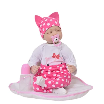 55cm 22inch reborn girl doll reborn for children lifelike children birthday gift silicone inteiro sleeping bedtime toys for sale
55cm 22inch reborn girl doll reborn for children lifelike children birthday gift silicone inteiro sleeping bedtime toys for sale