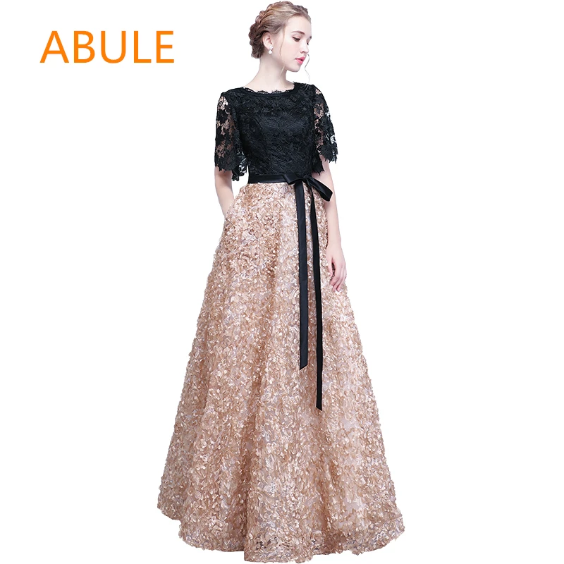 ABULE High-quality long Evening Dresses aline lace simple Prom Party Dress Elegant lace Robe De Soiree Longue 2018 new
ABULE High-quality long Evening Dresses aline lace simple Prom Party Dress Elegant lace Robe De Soiree Longue 2018 new