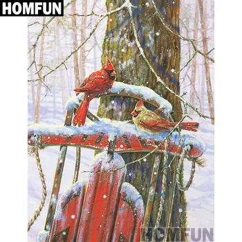 HOMFUN Full Square/Round Drill 5D DIY Diamond Painting "Snow & Bird" 3D Embroidery Cross Stitch 5D Home Decor A00837
HOMFUN Full Square/Round Drill 5D DIY Diamond Painting "Snow & Bird" 3D Embroidery Cross Stitch 5D Home Decor A00837