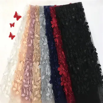 High Quality Tulle Lace beads Latest African Red Lace Fabric 3d Flower Applique Afican French Wedding Lace Fabric For 5Yards red
High Quality Tulle Lace beads Latest African Red Lace Fabric 3d Flower Applique Afican French Wedding Lace Fabric For 5Yards red