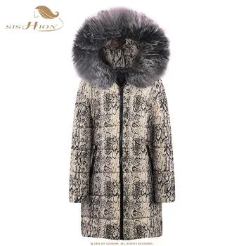 SISHION New Fashion Winter Women Casual Thin Snake Print Parkas QY0209 Plus Size Long Coat Hooded Femme Parkas
SISHION New Fashion Winter Women Casual Thin Snake Print Parkas QY0209 Plus Size Long Coat Hooded Femme Parkas