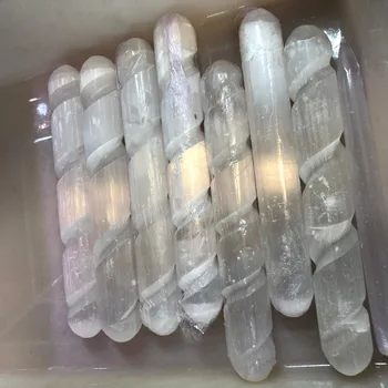 1pcs Energy stone drop transports natural selenite crystal gem twist point to heal chakras to eliminate negative energy
1pcs Energy stone drop transports natural selenite crystal gem twist point to heal chakras to eliminate negative energy