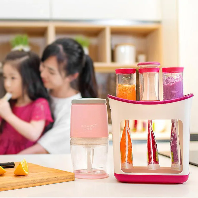 Baby Food Maker Baby Feeding Containers Storage Toddler Solid Juice Maker Food Squeeze Station With Fruit Puree Storage Bags
Baby Food Maker Baby Feeding Containers Storage Toddler Solid Juice Maker Food Squeeze Station With Fruit Puree Storage Bags
