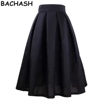 BACHASH 2019 New Women Linen Knee Length Skirt Elastic Waist Ball Gown Skirts Beach Boho Vintage Summer Skirts S-XXL Black Skirt
BACHASH 2019 New Women Linen Knee Length Skirt Elastic Waist Ball Gown Skirts Beach Boho Vintage Summer Skirts S-XXL Black Skirt