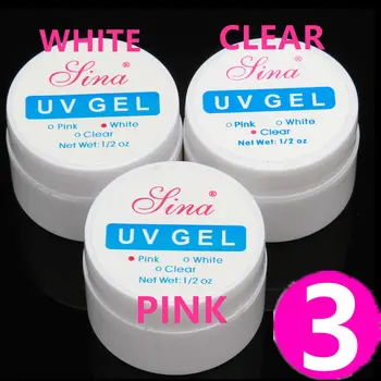 3 Pcs Clear Pink White Nail Art UV Gel Builder Tips Glue Extension Manicure Nail Art UV Gel
3 Pcs Clear Pink White Nail Art UV Gel Builder Tips Glue Extension Manicure Nail Art UV Gel