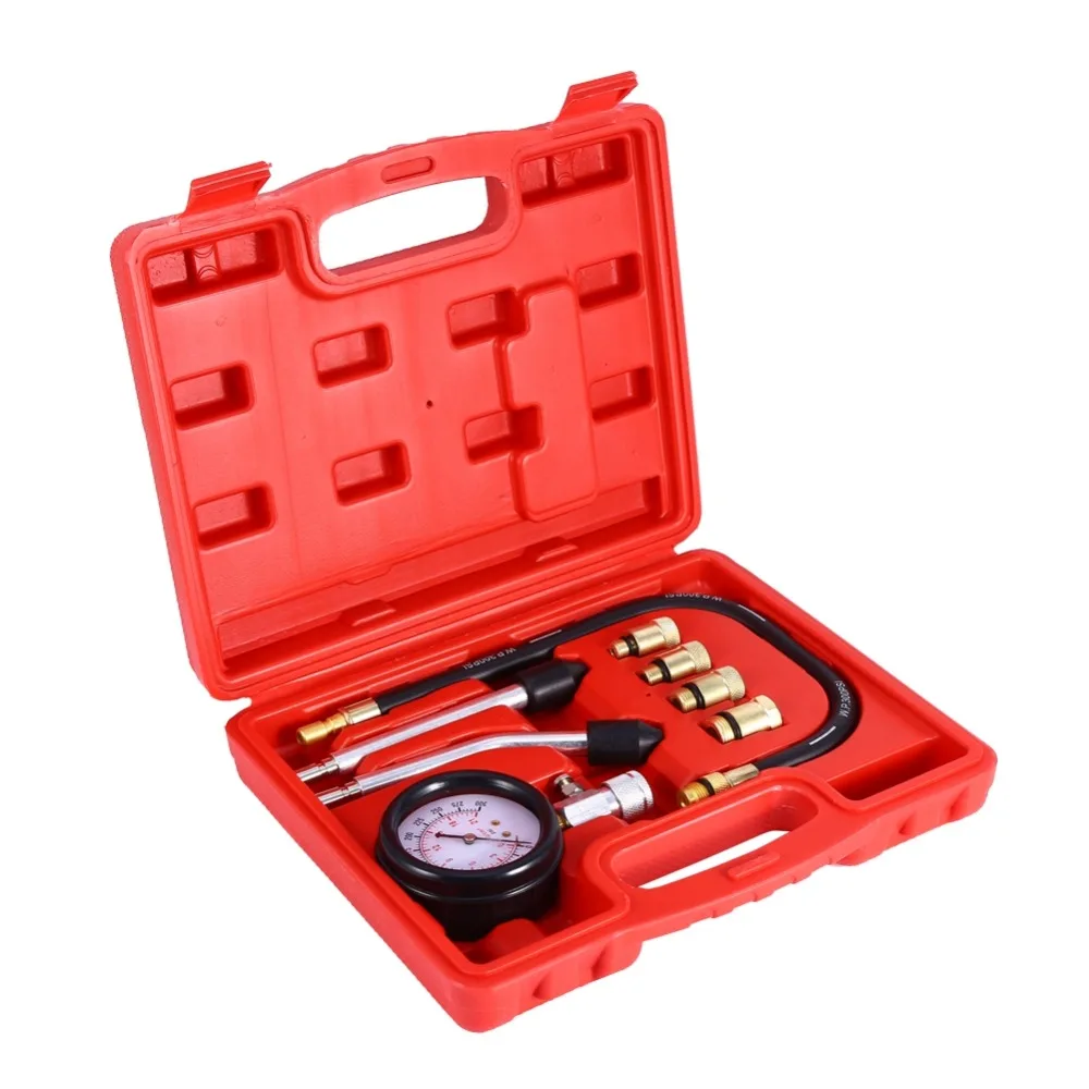 Oversea Automotive Petrol Engine Compression Tester Test Gauge Kit Car Motorcycle Garage Tool+Case garage tools outillage garage
Oversea Automotive Petrol Engine Compression Tester Test Gauge Kit Car Motorcycle Garage Tool+Case garage tools outillage garage
