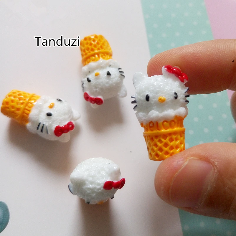 Tanduzi 20pcs Kawaii Flatback Resin Cabochons Simulation Food KT Ice Cream Cone DIY Embellishment Scrapbooking Sweets Deco Parts
Tanduzi 20pcs Kawaii Flatback Resin Cabochons Simulation Food KT Ice Cream Cone DIY Embellishment Scrapbooking Sweets Deco Parts