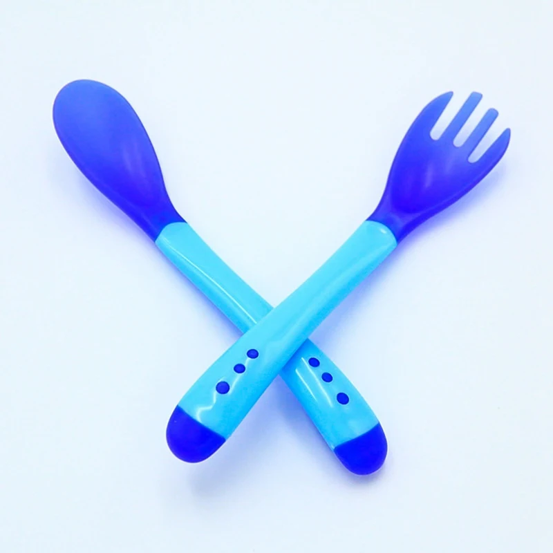 Learning Dishes Temperature Baby Feeding Safety soft Spoon Flatware Sensing Spoon Baby Flatware Feeding SpoonTableware
Learning Dishes Temperature Baby Feeding Safety soft Spoon Flatware Sensing Spoon Baby Flatware Feeding SpoonTableware