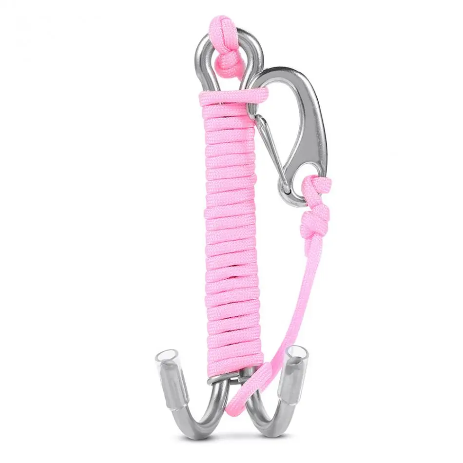 Durable Diving Hook Strong Stainless Steel Scuba Diving Reef Hook with 1.2m Nylon Line Diving Accessory
Durable Diving Hook Strong Stainless Steel Scuba Diving Reef Hook with 1.2m Nylon Line Diving Accessory