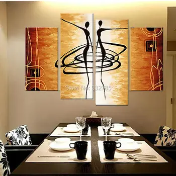 Handmade Oil Painting African Figures Dancing Style Pictures on Canvas Wall Art for Living Room Bedroom Home Decorations
Handmade Oil Painting African Figures Dancing Style Pictures on Canvas Wall Art for Living Room Bedroom Home Decorations