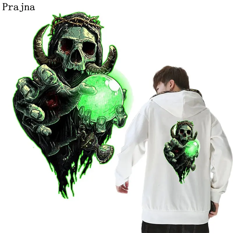 Prajna Devil's Hand Patch Skull Lover Biker Drunkard Skull Iron-on Patches Punk Rock Man Clothing Stickers On Garment Accessory
Prajna Devil's Hand Patch Skull Lover Biker Drunkard Skull Iron-on Patches Punk Rock Man Clothing Stickers On Garment Accessory