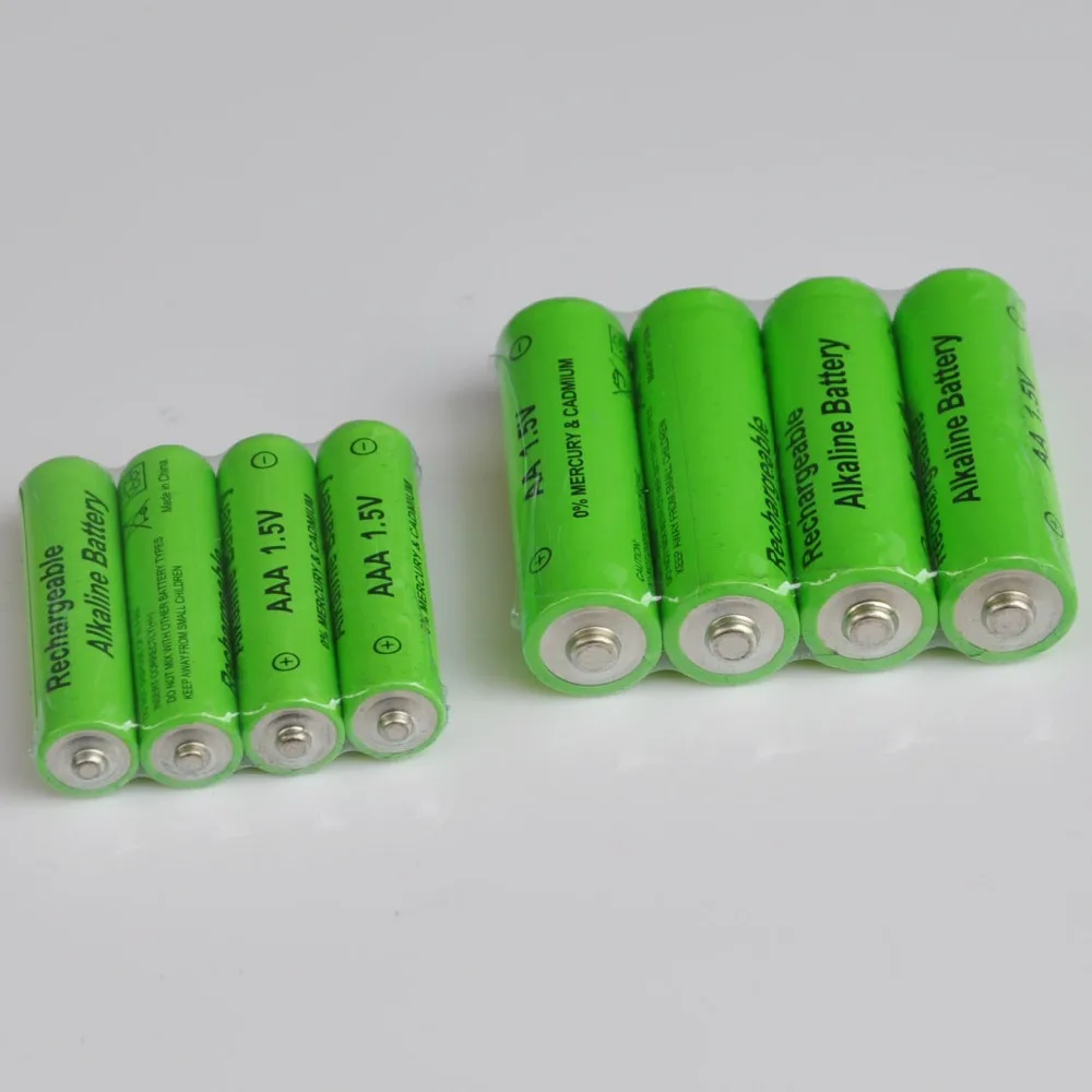 New 8PCS 1.5V AA and AAA rechargeable battery alkaline cell 2000mah 3000mah for led flashlight toys clock camera solar light
New 8PCS 1.5V AA and AAA rechargeable battery alkaline cell 2000mah 3000mah for led flashlight toys clock camera solar light