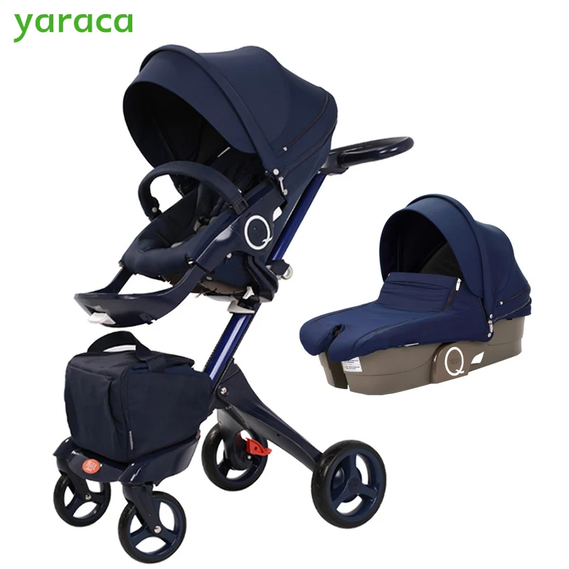 Image Baby Stroller High Landscope Portable Baby Carriages Folding Baby Prams For Newborns Lightweight Travelling Baby Cart Pushchair