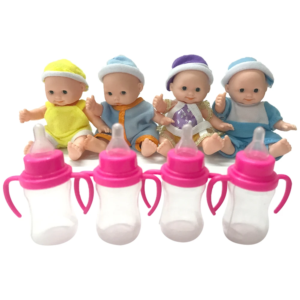 NK 12 см Очаровательная кукла мини Reborn Baby Doll новорожденный реалистичный ребенок