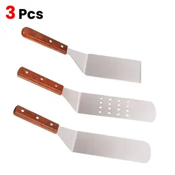 Stainless Steel Wooden Handle Frying Shovel Kitchen Japanese Cooking Shovel Fried Steak Shovel Burning Board Shovel
Stainless Steel Wooden Handle Frying Shovel Kitchen Japanese Cooking Shovel Fried Steak Shovel Burning Board Shovel