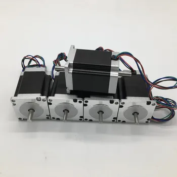 5 PCS Nema23 Stepper Motor 6.35mm Dual Shaft 57*56mm 3A 1.2Nm 172Oz-in 2ph 4 Wires High Torque 5 Axis for CNC Router Lathe
5 PCS Nema23 Stepper Motor 6.35mm Dual Shaft 57*56mm 3A 1.2Nm 172Oz-in 2ph 4 Wires High Torque 5 Axis for CNC Router Lathe