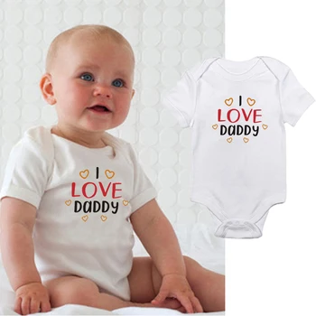 Twin clothes Summer White Newborn Infant Baby Boys Girls Cotton Short Sleeve I love Daddy Romper Jumpsuit Playsuit Baby Clothes
Twin clothes Summer White Newborn Infant Baby Boys Girls Cotton Short Sleeve I love Daddy Romper Jumpsuit Playsuit Baby Clothes