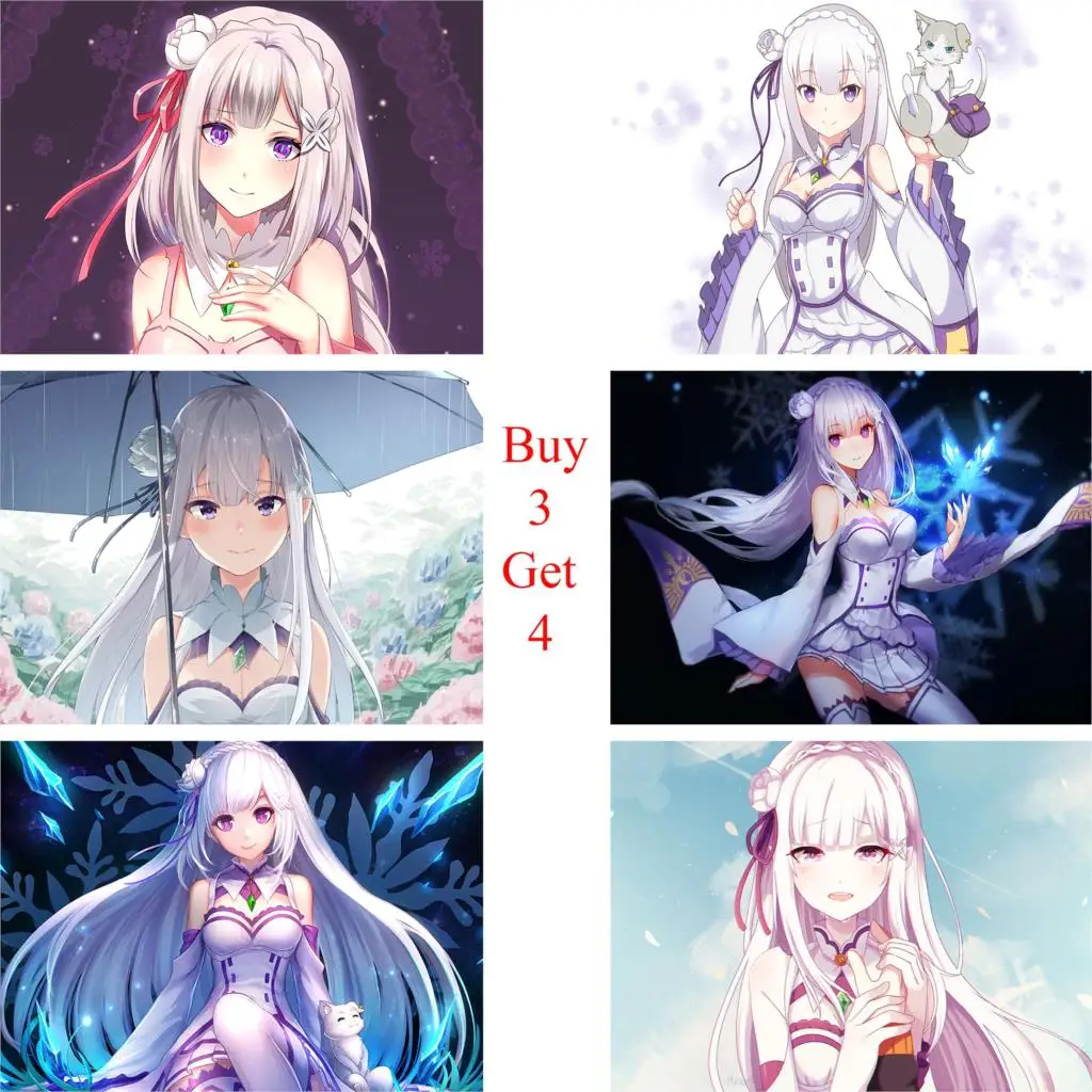 Japanese Cartoon Posters High Definition Home Decoration ReZero Starting Life in Another World
Japanese Cartoon Posters High Definition Home Decoration ReZero Starting Life in Another World