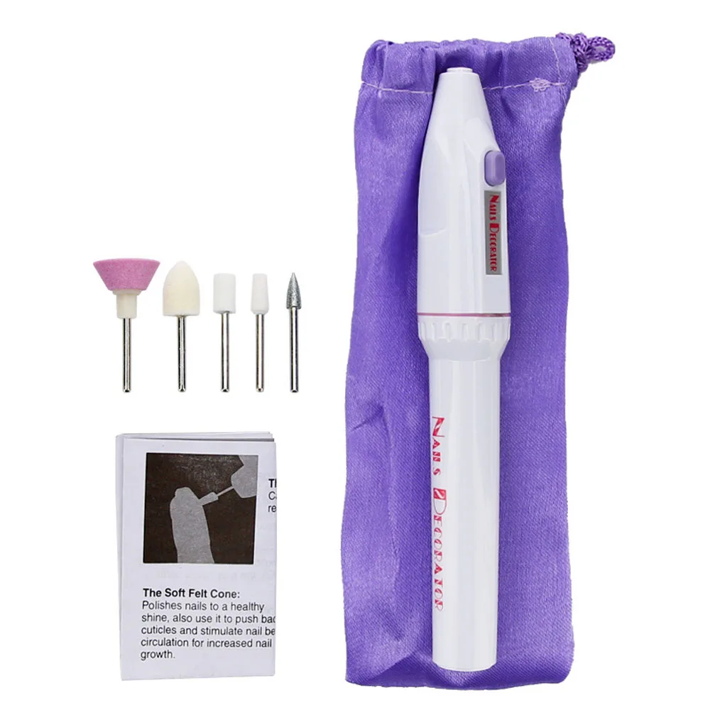 5 Functions Nail Art Tools White Electric Manicure Grinder Battery Power Portable +5 Bits Professional Polisher Set Nail Tools
5 Functions Nail Art Tools White Electric Manicure Grinder Battery Power Portable +5 Bits Professional Polisher Set Nail Tools