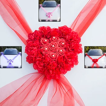 Flower Heart Wedding Car Decorations Kit Set Artificial Silk Flower Ribbon Bows DIY Wedding Supplies wholesale Dropshiipping
Flower Heart Wedding Car Decorations Kit Set Artificial Silk Flower Ribbon Bows DIY Wedding Supplies wholesale Dropshiipping