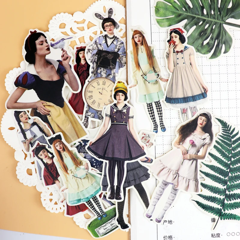 13pcs DIY hand book Stickers Magazine fairy tale Princess White Snow TN Paper sticker
13pcs DIY hand book Stickers Magazine fairy tale Princess White Snow TN Paper sticker