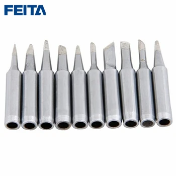 FEITA 10 pcs/set 900M-T Solder Tip Soldering Bits Welding Iron Heads for Hakko Atten Quick 936 Rework Station Diy Phone Repair
FEITA 10 pcs/set 900M-T Solder Tip Soldering Bits Welding Iron Heads for Hakko Atten Quick 936 Rework Station Diy Phone Repair