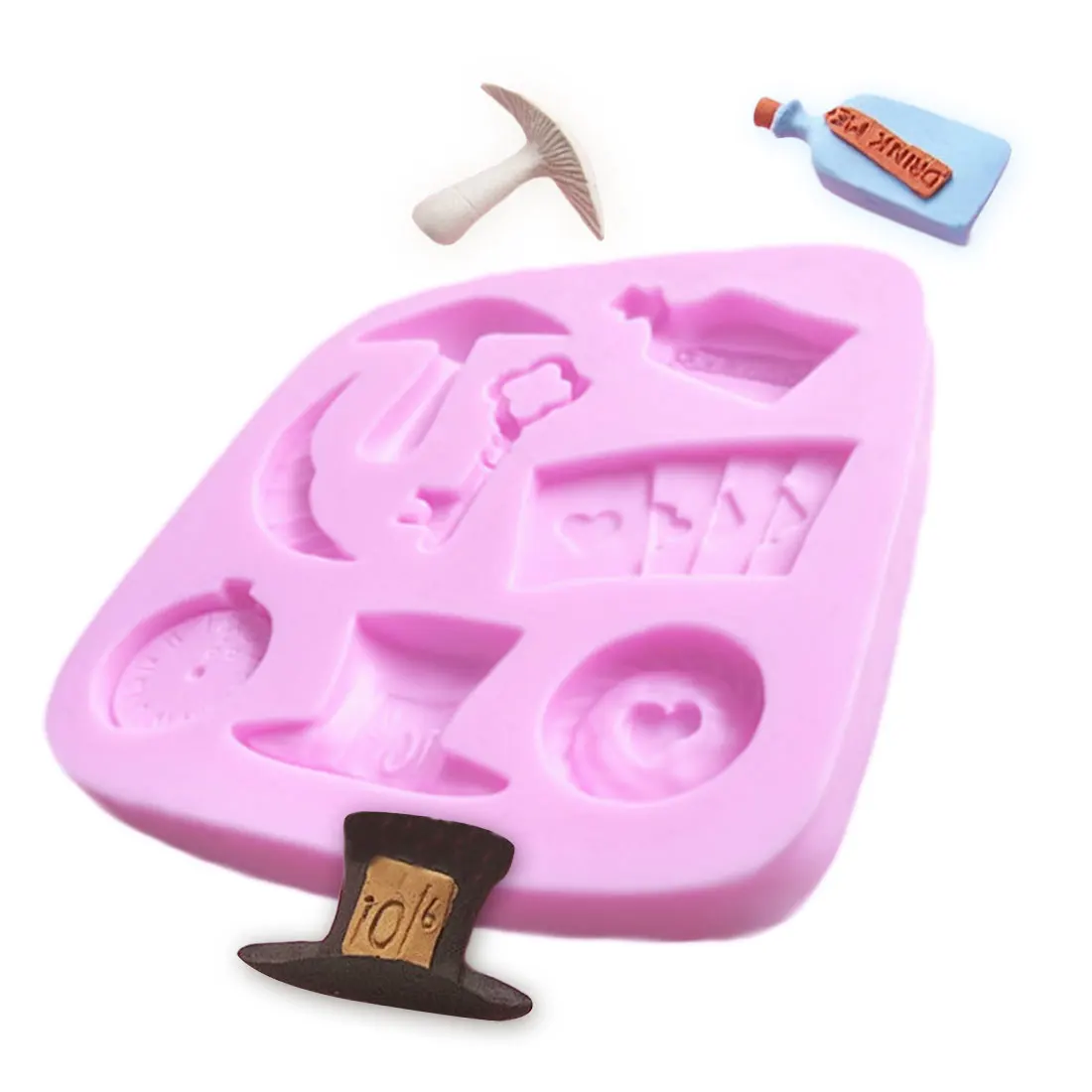 Poker Card Hat Watch Shape Silicone Fondant Cake Mold Soap Mould Bakeware Baking Cooking Tools Sugar Cookie Jelly Pudding Decor
Poker Card Hat Watch Shape Silicone Fondant Cake Mold Soap Mould Bakeware Baking Cooking Tools Sugar Cookie Jelly Pudding Decor