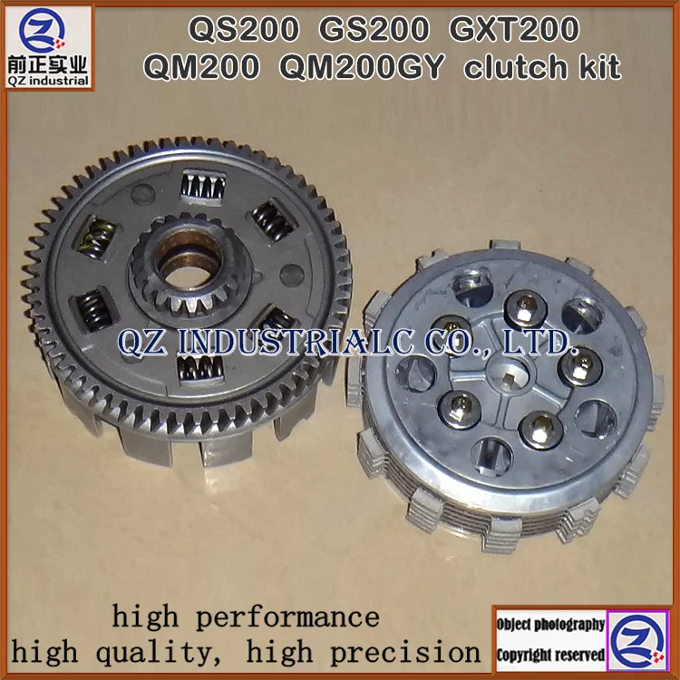 New and original high quality for SUZUKI for QINGQI 200cc QM200 QS200 GS200 GXT200 QM200GY clutch kit
New and original high quality for SUZUKI for QINGQI 200cc QM200 QS200 GS200 GXT200 QM200GY clutch kit