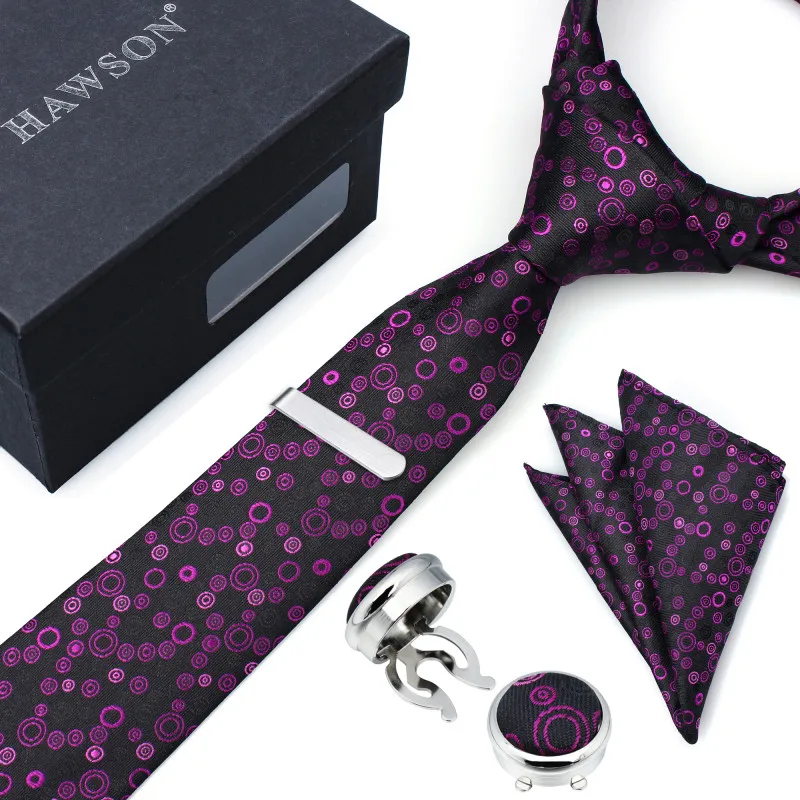 Fashionable Fuchsia Pattern Necktie Set with Pocket Square Tie-Clip and Button Cover Cuff-links for Birthday Party
Fashionable Fuchsia Pattern Necktie Set with Pocket Square Tie-Clip and Button Cover Cuff-links for Birthday Party