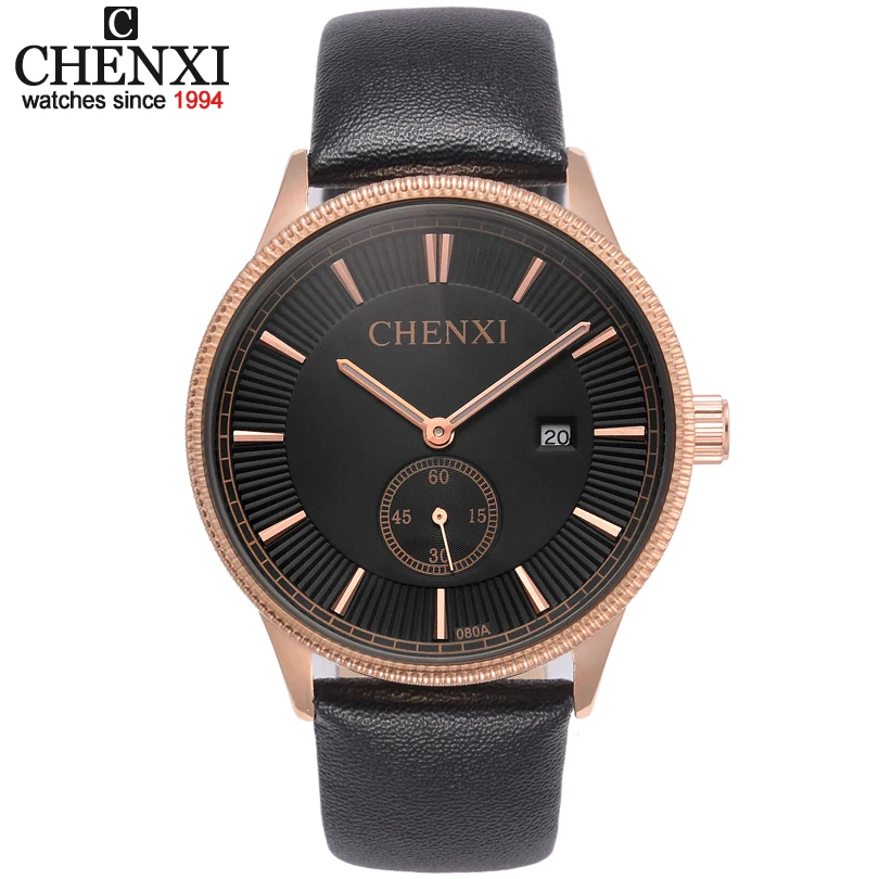 ChenXi Luxury Brand Leather Strap Analog Date Pointer Noctilucent Men Watches Golden Case Men's Quartz Watch relogio masculino
ChenXi Luxury Brand Leather Strap Analog Date Pointer Noctilucent Men Watches Golden Case Men's Quartz Watch relogio masculino