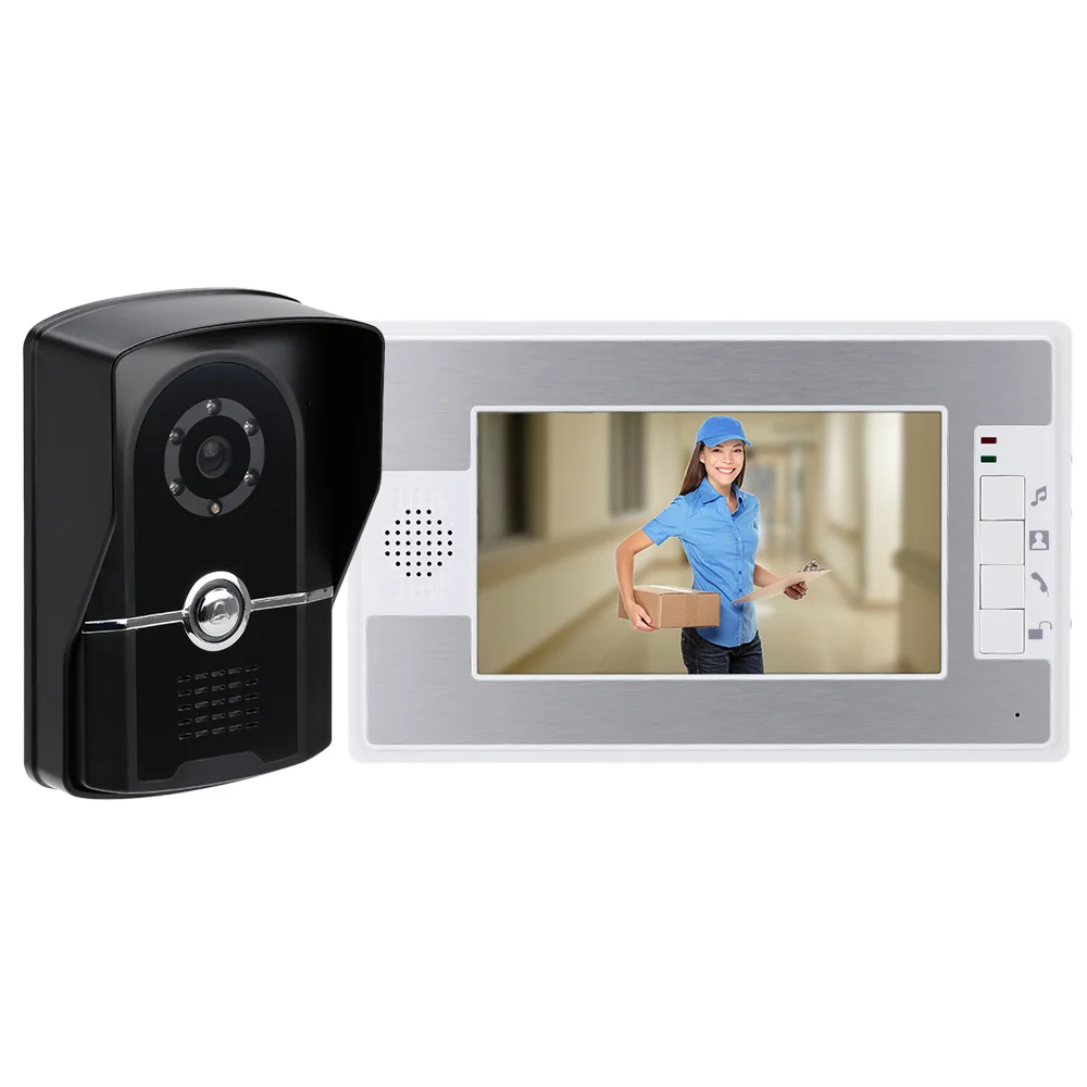 Hot Sale 7" TFT Wired Color Video Door Phone Night Visual phone Doorbell intercom System 700TVL Camera Speakerphone Intercom
Hot Sale 7" TFT Wired Color Video Door Phone Night Visual phone Doorbell intercom System 700TVL Camera Speakerphone Intercom