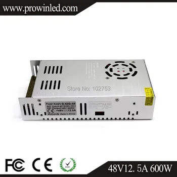 Fonte 600W 48v 12.5a switching power supply ac 110v/220v transformer converter 48 volt power supply for CCTV monitor 3D printer
Fonte 600W 48v 12.5a switching power supply ac 110v/220v transformer converter 48 volt power supply for CCTV monitor 3D printer