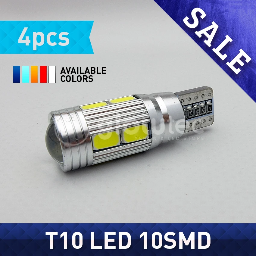 4 шт. T10 10SMD CANBUS 5630 SMD 194 W5W Светодиодная безошибочная Автомобильная фара автобуса автомобильная лампа белый красный синий желтый GLOWTEC
4 шт. T10 10SMD CANBUS 5630 SMD 194 W5W Светодиодная безошибочная Автомобильная фара автобуса автомобильная лампа белый красный синий желтый GLOWTEC