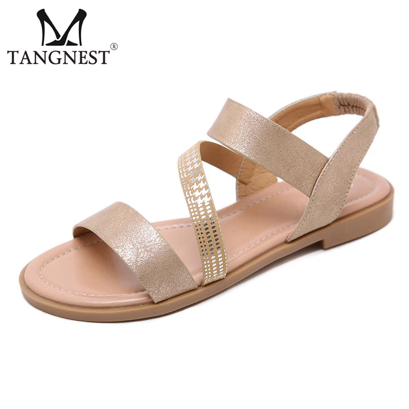 Tangnest Summer Flat Sandals Women Platform Gladiator Bling Rome Slip On Solid Round Toe Lady Simple Casual Flat Shoes XWZ5394
Tangnest Summer Flat Sandals Women Platform Gladiator Bling Rome Slip On Solid Round Toe Lady Simple Casual Flat Shoes XWZ5394