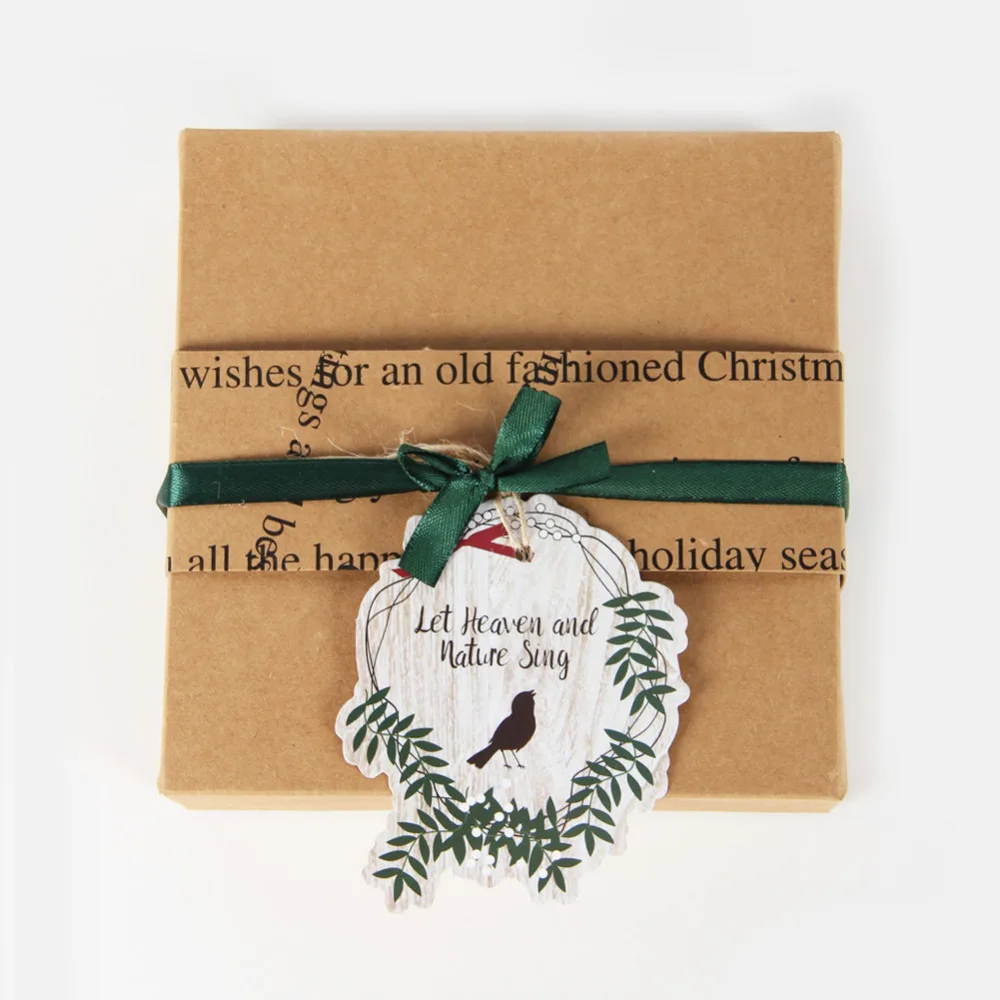 Delicate Brown Handmade Gift Box Craft Paper Christmas with Mistletoe Leaves and Singing Bird Tags Candy Presents (8pc)
Delicate Brown Handmade Gift Box Craft Paper Christmas with Mistletoe Leaves and Singing Bird Tags Candy Presents (8pc)
