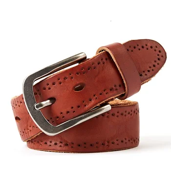 623 New Fashion Apparel Accessories Men's Leather Belt Men and Women Belts Buckle Bin Cowhide Leather Belt
623 New Fashion Apparel Accessories Men's Leather Belt Men and Women Belts Buckle Bin Cowhide Leather Belt