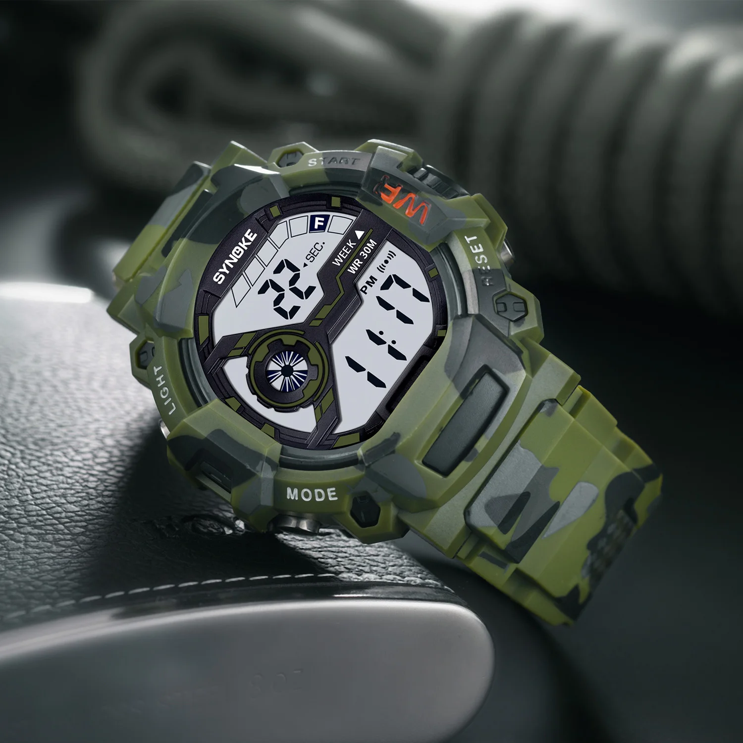 SYNOKE Men's Watches Sports Waterproof Military Camouflage Wristwatches LED Men Electronic Clock Students Watch Reloj Hombre
SYNOKE Men's Watches Sports Waterproof Military Camouflage Wristwatches LED Men Electronic Clock Students Watch Reloj Hombre
