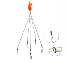 Guarda-chuva de Pesca Isca Rig 5 Braços Alabama Rig Cabeça Grupo Isca Nadar Isca de Pesca Snap Giro Equipamento De Pesca(China)