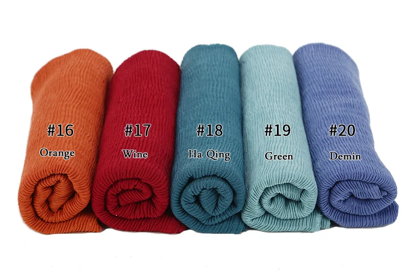 1 pc fashion muslim hijabs women maxi scarf NEW Skin pleated hijab scarf plain shawls islamic scarf hot sale crinkle shawl
1 pc fashion muslim hijabs women maxi scarf NEW Skin pleated hijab scarf plain shawls islamic scarf hot sale crinkle shawl