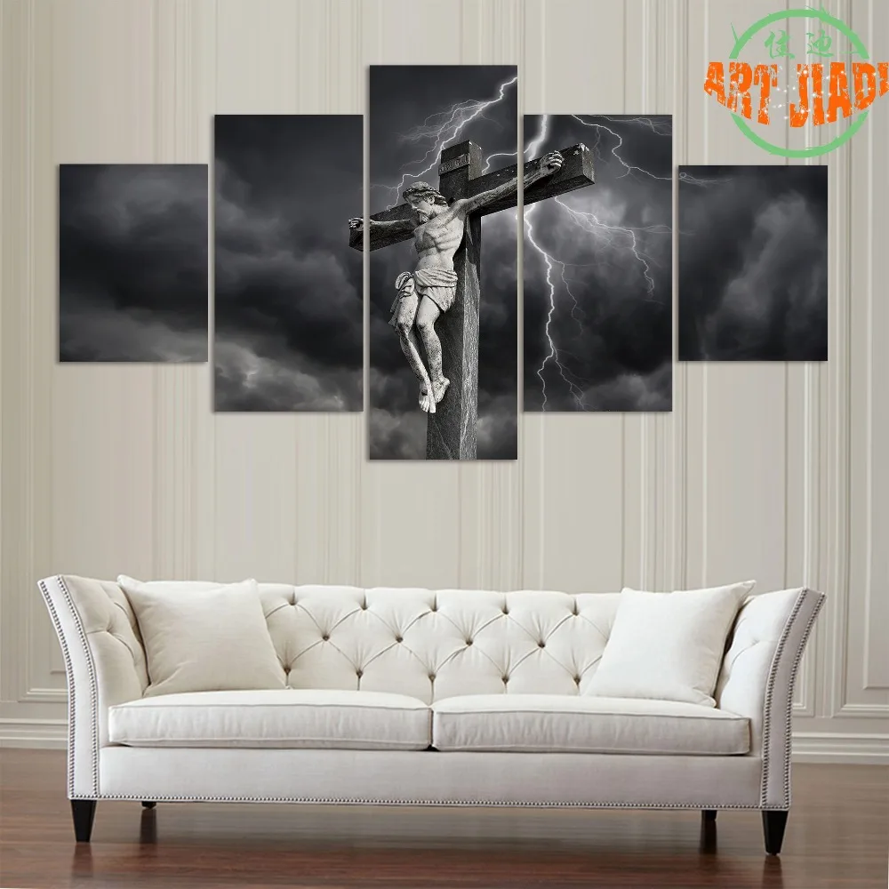New 5 Pieces/set Canvas Art Jesus Christ dying on the crossHD Canvas Painting Decorations For Home Wall Art Prints Canvas A962
New 5 Pieces/set Canvas Art Jesus Christ dying on the crossHD Canvas Painting Decorations For Home Wall Art Prints Canvas A962