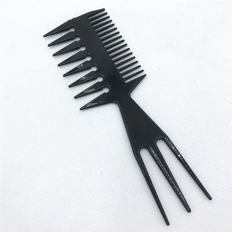 Fashion 3 Way Large Wide Tooth Comb Salon Afro Hair Pick Brush Comb Hairdressing Curl Hair Styling Comb Braid Tool Black Color
Fashion 3 Way Large Wide Tooth Comb Salon Afro Hair Pick Brush Comb Hairdressing Curl Hair Styling Comb Braid Tool Black Color