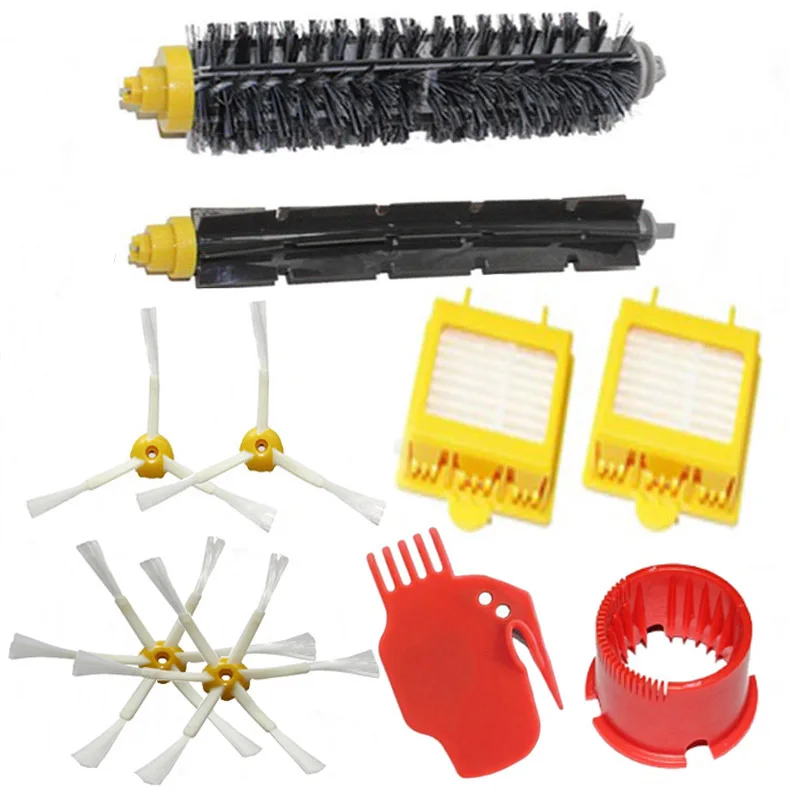 Bristle & Flexible Beater Brush & Hepa Filter & Side Brush & Clean Tool kit Replacement for iRobot Roomba 700 Series 770 780 790
Bristle & Flexible Beater Brush & Hepa Filter & Side Brush & Clean Tool kit Replacement for iRobot Roomba 700 Series 770 780 790