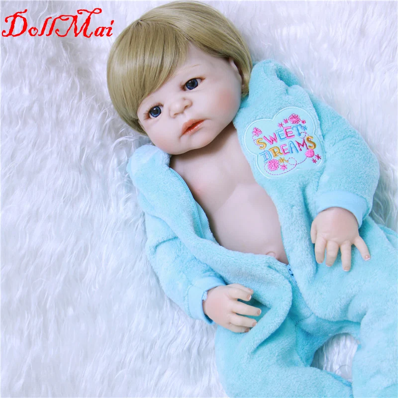 Boy reborn full silicone reborn baby dolls 22"55cm children gift toy dolls reborn lifelike can bathe bebe-reborn menino
Boy reborn full silicone reborn baby dolls 22"55cm children gift toy dolls reborn lifelike can bathe bebe-reborn menino