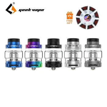 Free Gift Coil! Original GeekVape Cerberus Subohm Tank 5.5ml w/ Super Mesh Coil for Optimal Flavor Cerberus Tank vs Drop Dead
Free Gift Coil! Original GeekVape Cerberus Subohm Tank 5.5ml w/ Super Mesh Coil for Optimal Flavor Cerberus Tank vs Drop Dead