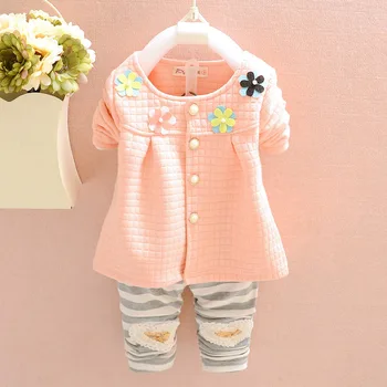 female baby Autumn Korean girls long sleeve coat + pants 2 pcs sets infant children's clothes 0-1-2-3 years
female baby Autumn Korean girls long sleeve coat + pants 2 pcs sets infant children's clothes 0-1-2-3 years